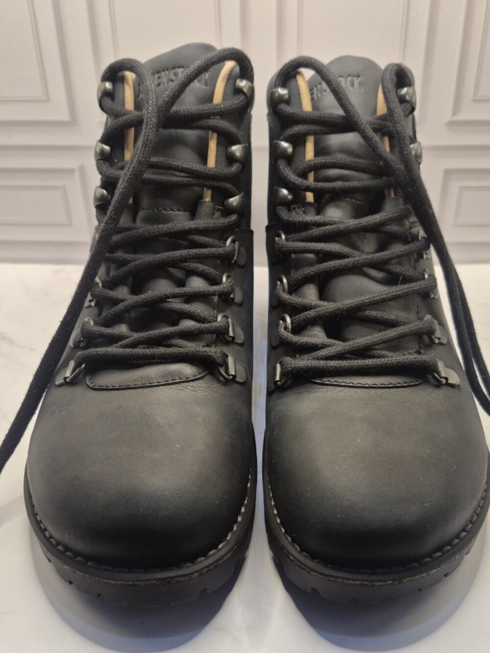 New in Box Birkenstock Black Nubuck Jackson Narrow Fit Boots - Size 6 (UK 37)